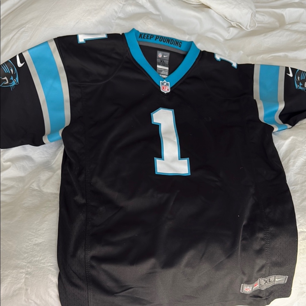 Panthers Football Jersey Newton
